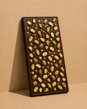 Emerald Crunch Pistachio Dark Chocolate Bar