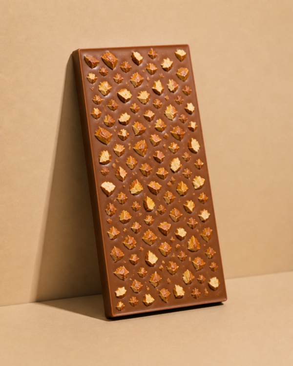 Golden Crunch Almond Milk Chocolate Bar