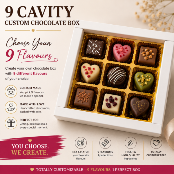 Custom 9-Flavour Chocolate Gift Box