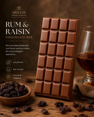 Rum & Raisin chocolate bar