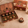 The Premium Shrinathji Luxury Gift Hamper Box is specially designed for premium festive and traditional gifting. Its elegant Shrinathji artwork and luxurious presentation make it ideal for gifting to family, friends, business associates, and loved ones during Diwali, housewarming ceremonies, weddings, pooja celebrations, festivals, and other special occasions. With 4 premium glass jars and 16 handcrafted chocolates, it offers a thoughtful combination of tradition, luxury, and indulgence—making the gift feel truly special from the moment it is presented.