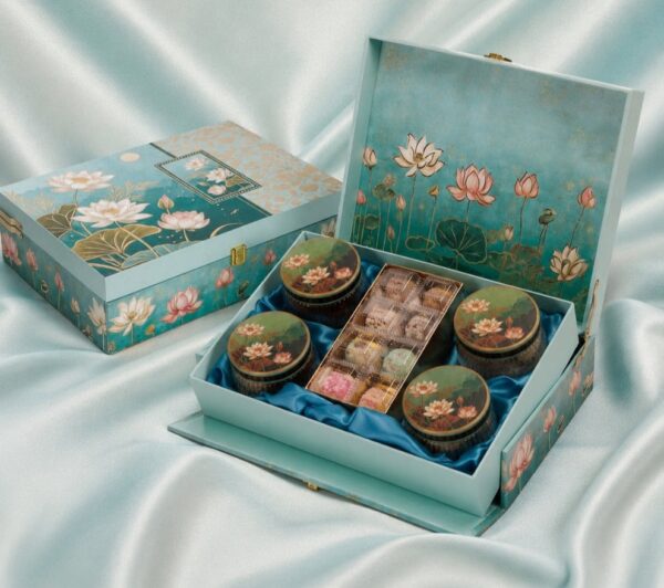 The Serene Lotus Bloom Premium Luxury Gift Box is specially designed for elegant and premium gifting. Its beautiful lotus-inspired design and sophisticated presentation make it ideal for festivals, weddings, housewarming ceremonies, pooja, corporate gifting, anniversaries, and other special occasions. With 4 premium glass jars and 8 handcrafted chocolates, it offers a luxurious combination of gourmet treats and beautiful presentation—making it a thoughtful gift for family, friends, clients, and loved ones. A perfect choice when you want your gift to look elegant, feel luxurious, and leave a lasting impression. ✨🎁